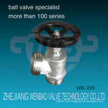 Wb-209 Wenzhou Fábrica Ss304 Aço Inoxidável Hidrante Válvula Dn65 Dcfa